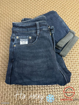 Джинсы с высокой посадкой на меху - Bruno фото 2