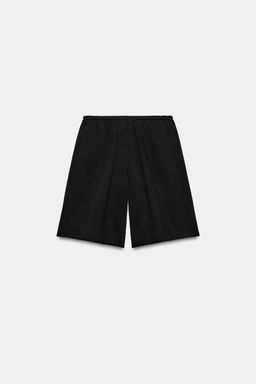 BERMUDA ALGOD?N CORDONES / Negro - Zara фото 4