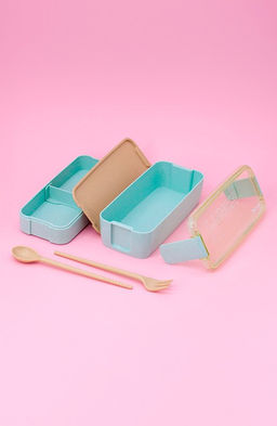 Ланчбокс "Convenient", green, 2 яруса (750 мл)