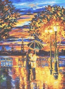 Влюбленные- гобеленовый купон 70х98