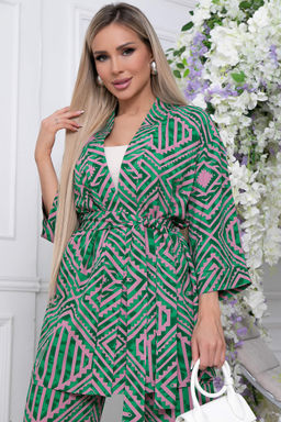 Костюм Зарина (зелено-розовый) К9004 - Lt collection фото 10