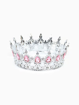 Набор декора для торта: топпер, корона, свеча