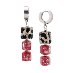 Серьги из муранского стекла SHY COW LS3524