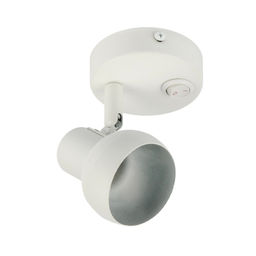 DLC-S621 GU10/B WHITE Светильник декоративный накладной, серия Sotto. Без лампы, цоколь GU10. Выкл. на корпусе. Металл. Белый. TM Fametto