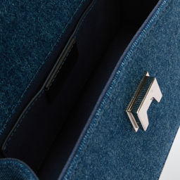 Женская сумка с ручками из денима TENDANCE Артикул 4248266, синий  фото 5