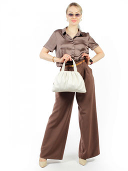 LACCOMA сумка София-слоновая кость эко кожа хлопок