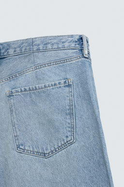 JEANS RELAXED BARREL FIT PINZAS / Azul claro - Zara фото 11