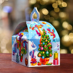 Цена за 5 шт. Подарочная коробка Драконьи радости ,Сундучок 18,5 х 12,5 х 16,5 см - Simaland фото 6