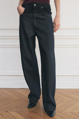 ZW COLLECTION BARREL MID-RISE JEANS - Zara фото 4