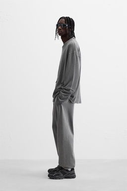 WASHED SWEATER WITH STITCHING - Zara фото 4