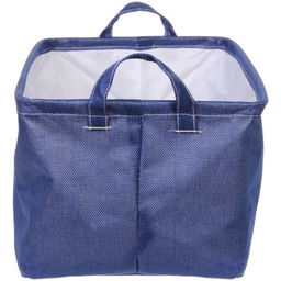 Коробка для хранения вещей с ручками "ВЕСТА", цвет полуночно синий, 38*26*21см