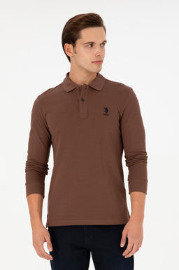 Мужская коричневая базовая толстовка Неожиданная скидка в корзине