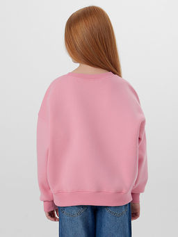 Свитшот для девочек розовый - Mark formelle фото 2