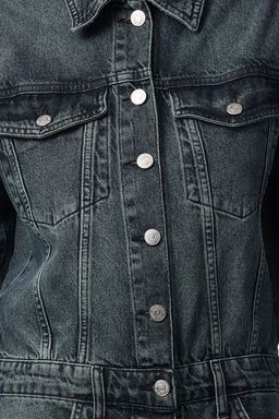 TRENDYOLMILLA Koyu Mavi Midi Denim Gomlek Elbise TWOAW25EL00488  фото 4