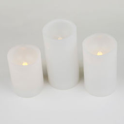 ULD-F050 WARM WHITE CANDLE SET3 Фигура светодиодная Свеча на батарейках 2АА (не в/к), в составе набора из 3 штук. 1 светодиод. Теплый белый свет. TM Uniel