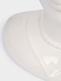 Ваза для цветов, 30 см, керамика, молочная, Женщина с тюльпанами, Tulip - Anna lafarg фото 6