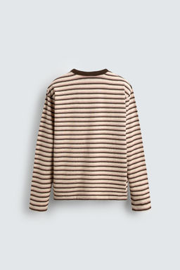 STRIPED JACQUARD T-SHIRT
