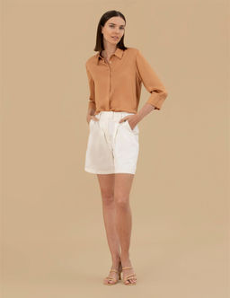 Kahverengi Comfort Fit Saten G_mlek - Pierre cardin фото 4