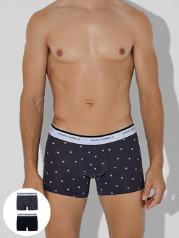 Трусы боксеры мужские серые в наборе, 2 шт