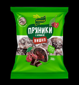 Цена за 2шт Пряники с начинкой Вишня 300 гр./38041