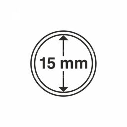 Капсула CAPS для монет диаметром 15 мм LEUCHTTURM 327665