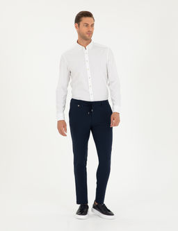 Beyaz Slim Fit Uzun Kollu G_mlek