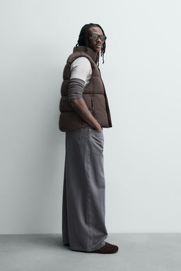 CHALECO ACOLCHADO CROPPED FIT / Marr?n - Zara фото 4