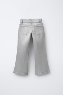 JEANS FLARE DOBLE BOT?N / Gris - Zara фото 2