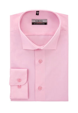 Сорочка мужская длинный рукав GREG 620/139/LT ROSE/Z_V