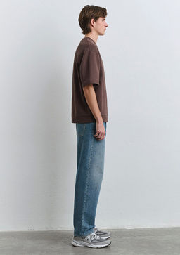 Mavi Patch Logo Kahverengi Tisort  фото 4