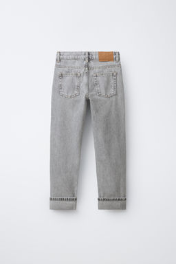 JEANS STRAIGHT / Gris claro - Zara фото 2
