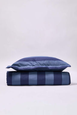 Tek Kisilik Cizgili Kolay Utulenebilir Nevresim Seti 160x220cm TPHAW26TKN00006