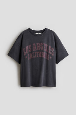 Loose-fit printed T-shirt