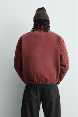 QUILTED DENIM JACKET - Zara фото 3