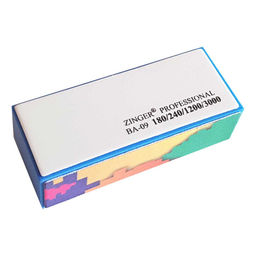 Zinger Полировочный блок 4-х сторонний / Classic BG-101, 220 / 240 / 800 / 3000 грит, разноцветный  фото 3