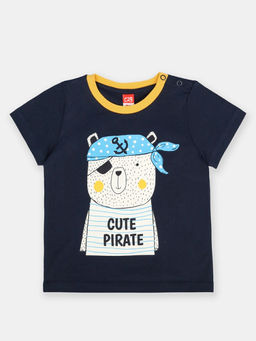 CRB wear/CSBB 63589-41-380 Футболка для мальчика,темно-синий/Ex.Cherubino