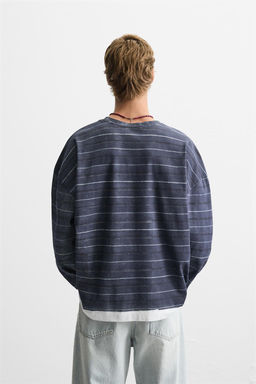 STRIPE PRINT T-SHIRT - Zara фото 3