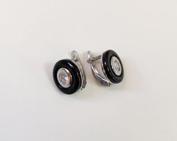 Серьги с керамикой