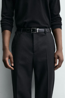 REVERSIBLE LEATHER BELT - Zara фото 7