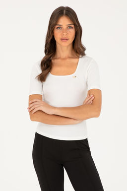 U. S. Polo Assn / Женская белая футболка