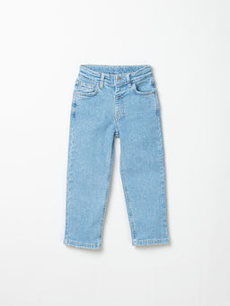 Джинсы прямые Голубые - Bungly фото 3