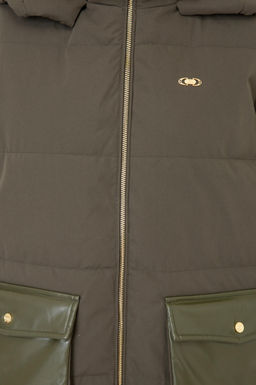 Женское пальто цвета хаки - U.s. polo assn фото 6