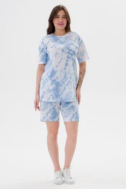 Костюм из кулирки унисекс дым голубой - Амадэль фото 2