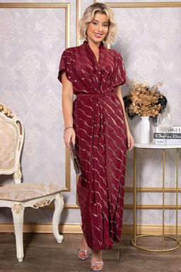 Платье Исландия (бордовое) П14814-30М