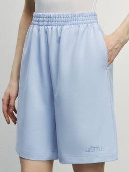 Трикотажные шорты с эластичным поясом / Zarina  фото 5