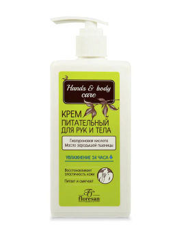 Ф-460/ Hands & Body Care Крем для рук и тела Питательный (Дозатор-250мл).12