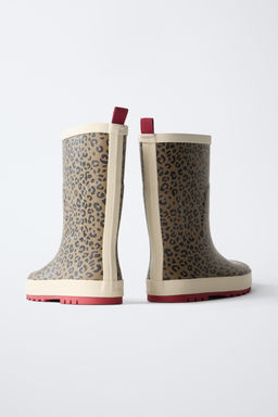 BOTA AGUA ANIMAL PRINT / Marr?n - Zara фото 5