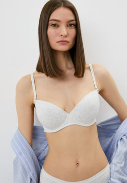 Классический бюстгальтер из смесовой хлопковой ткани