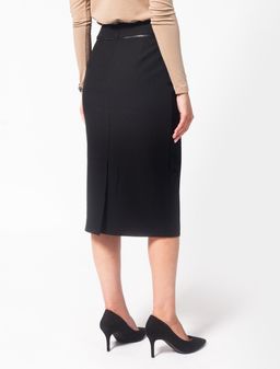 VILATTE / Юбка-карандаш из поливискозы на подкладке фото 4