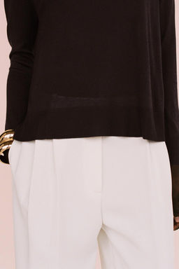 BASIC FINE KNIT SWEATER - Zara фото 5